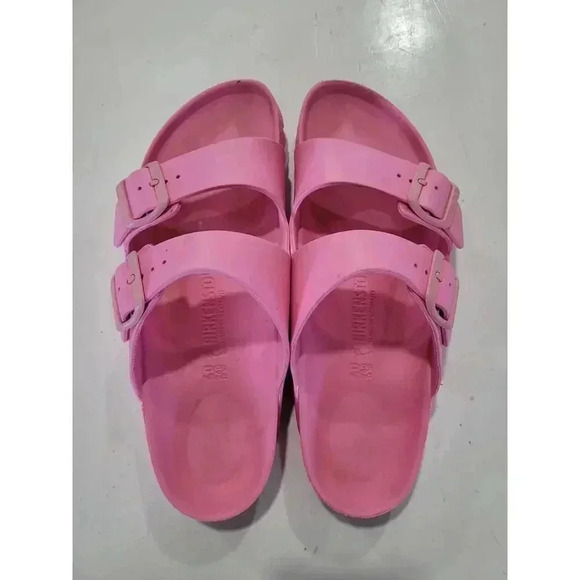 Birkenstock Arizona Essentials Candy Pink Sandals size 40 #1 - Picture 2 of 6